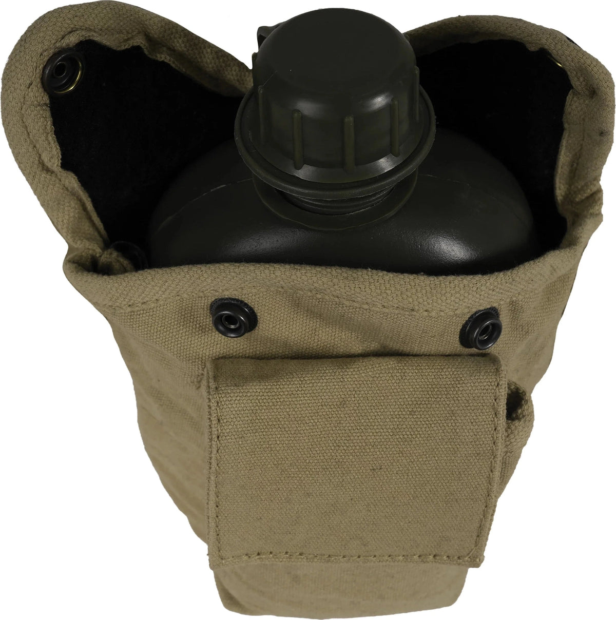 Vintage Canvas Carry-all Canteen Cover with Shoulder Strap