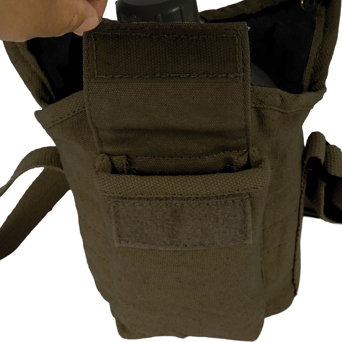 Vintage Canvas Carry-all Canteen Cover with Shoulder Strap