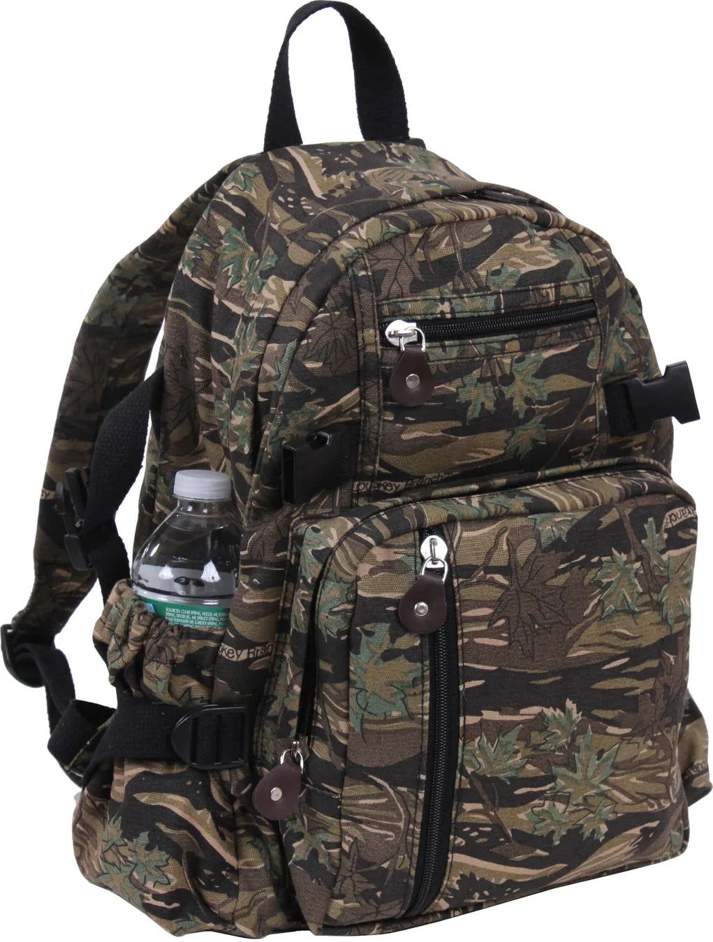 Vintage Canvas Compact Backpack - Smokey Branch Camo