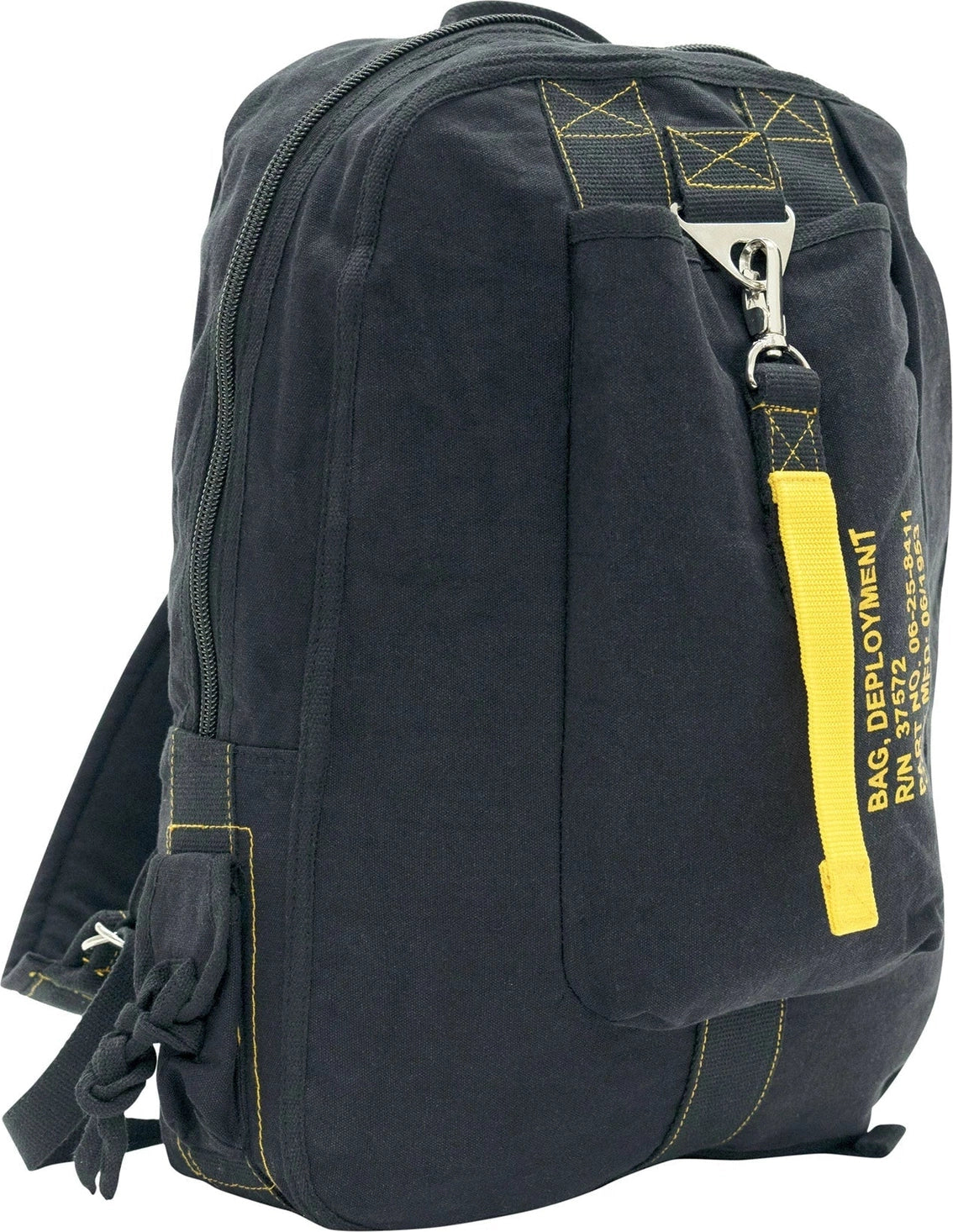 Vintage Canvas Flight Bag - Black