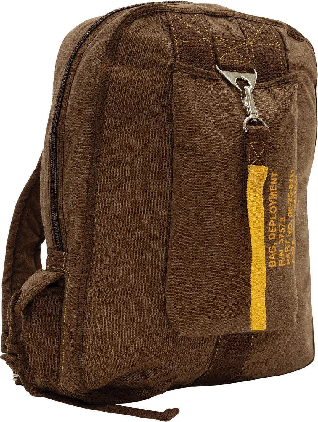 Vintage Canvas Flight Bag - Brown
