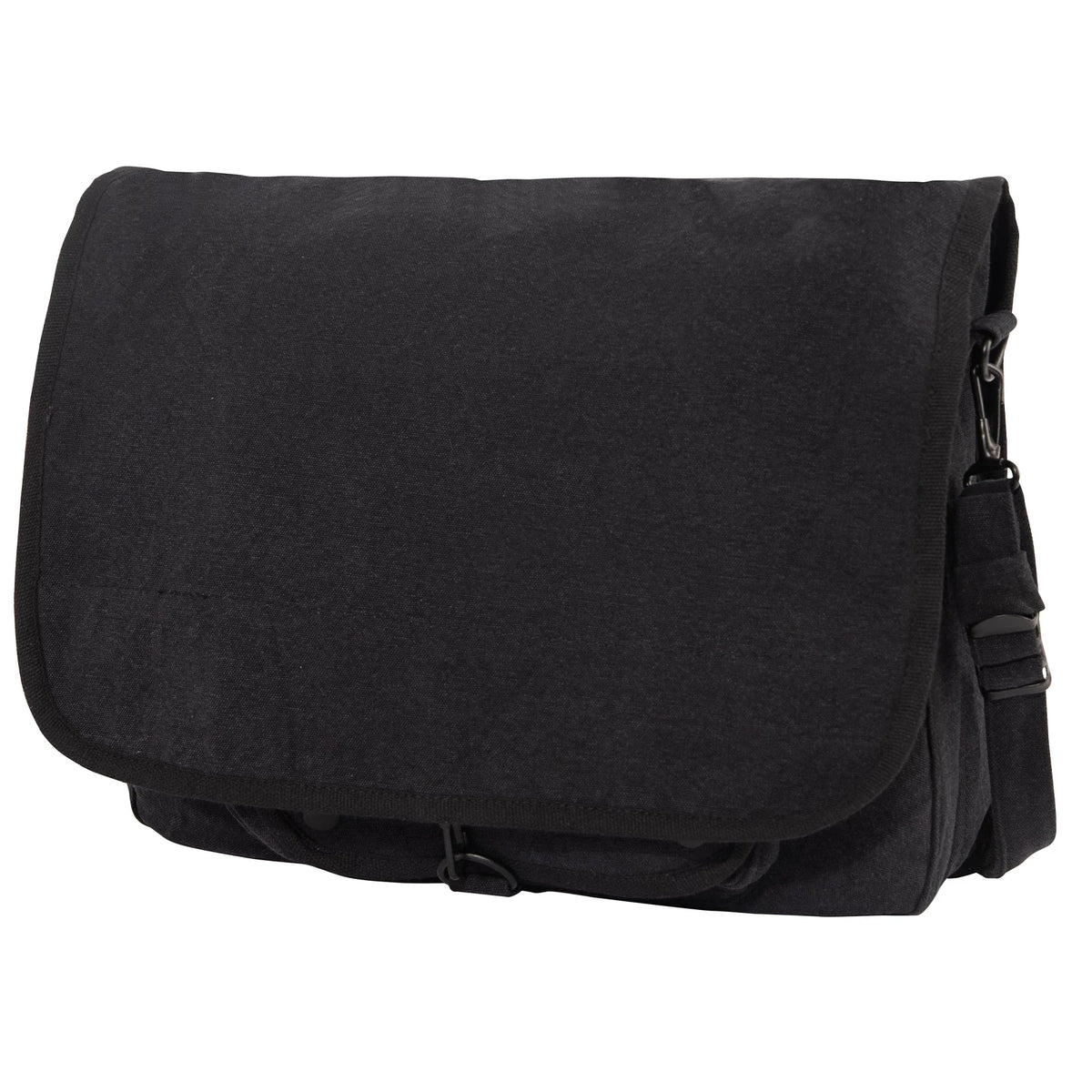 Vintage Canvas Paratrooper Bag - Black
