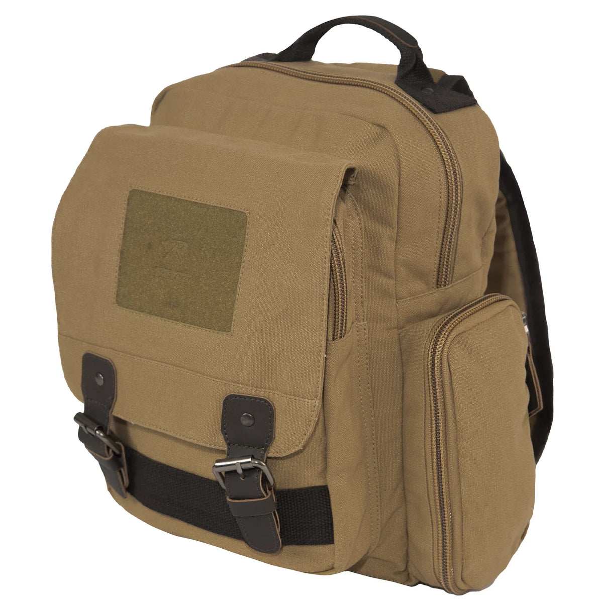 Vintage Canvas Sling Backpack - Coyote Brown