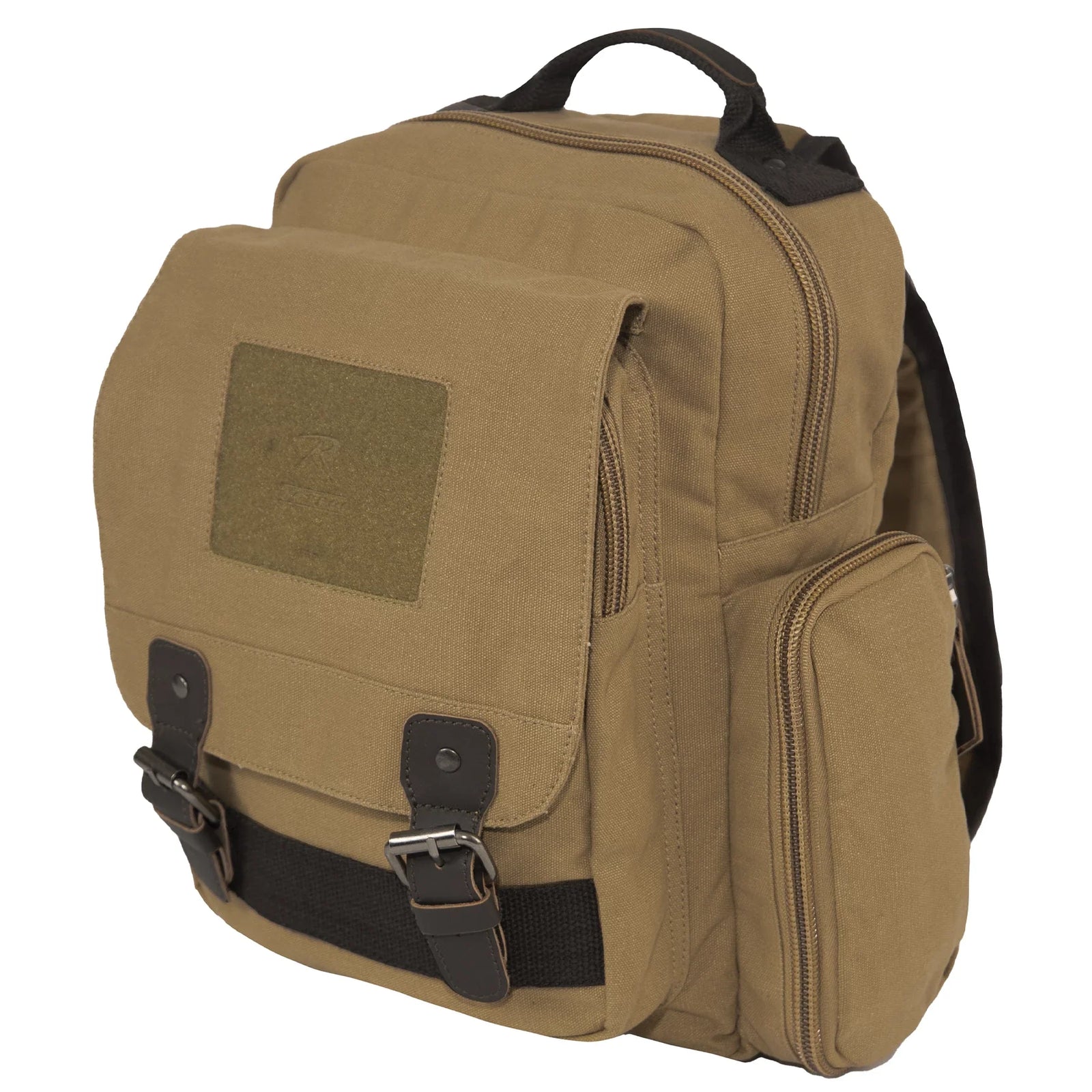 Vintage Canvas Sling Backpack - Olive Drab