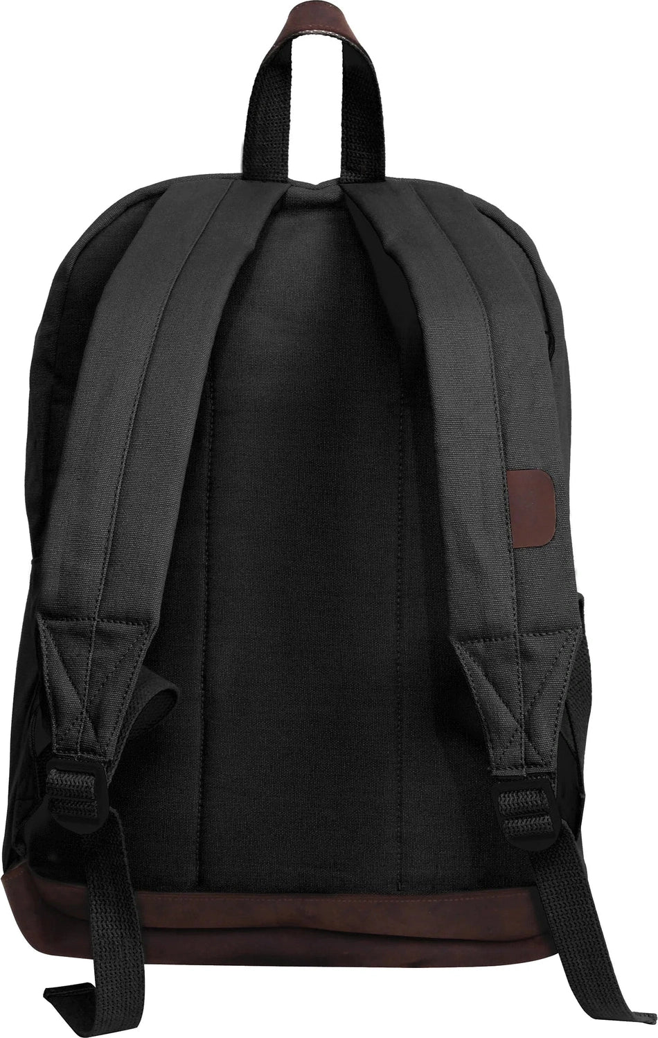 Vintage Canvas Teardrop Backpack with Leather Accents