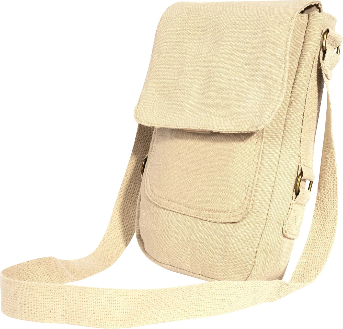 Vintage Canvas Tech Bag - Khaki