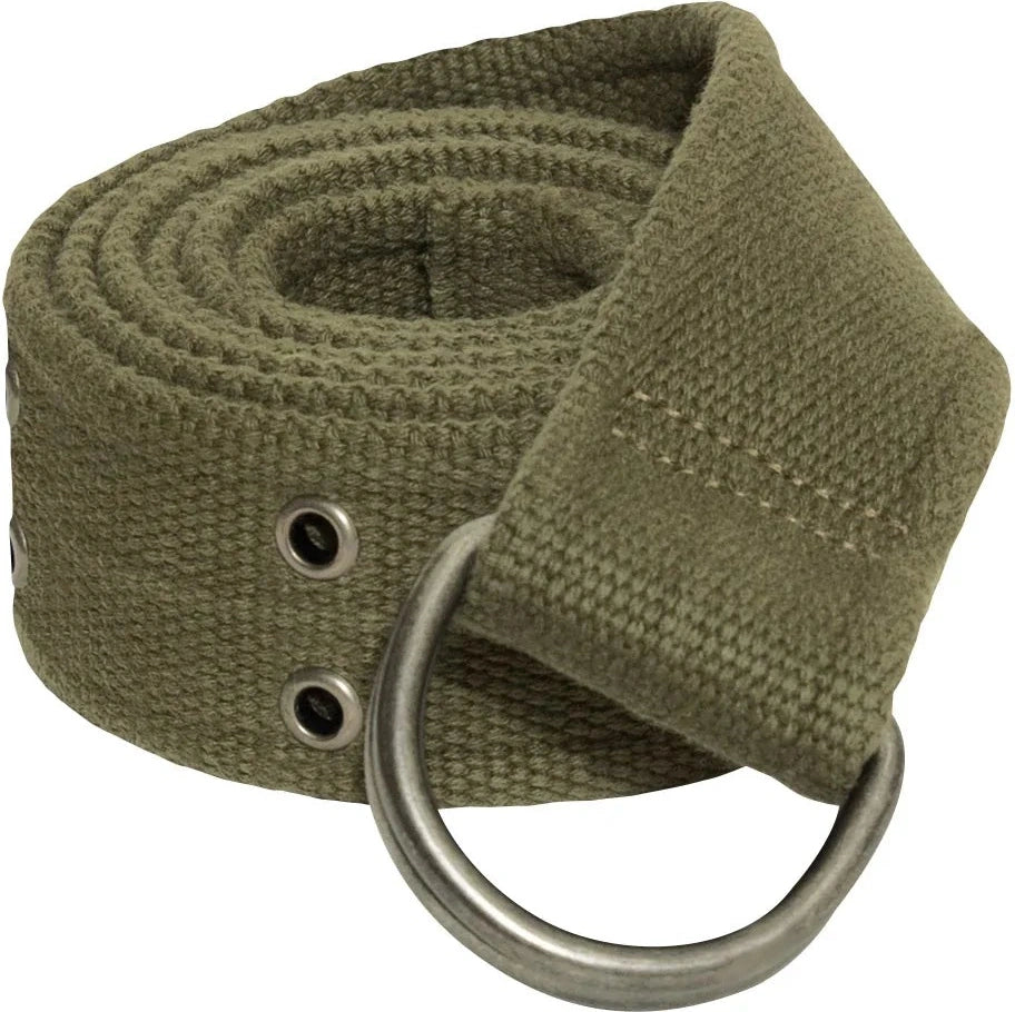 Vintage D-ring Belt - Olive Drab / m