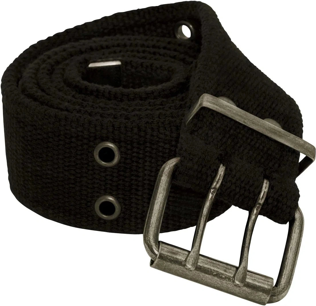 Vintage Double Prong Buckle Belt - Black / s