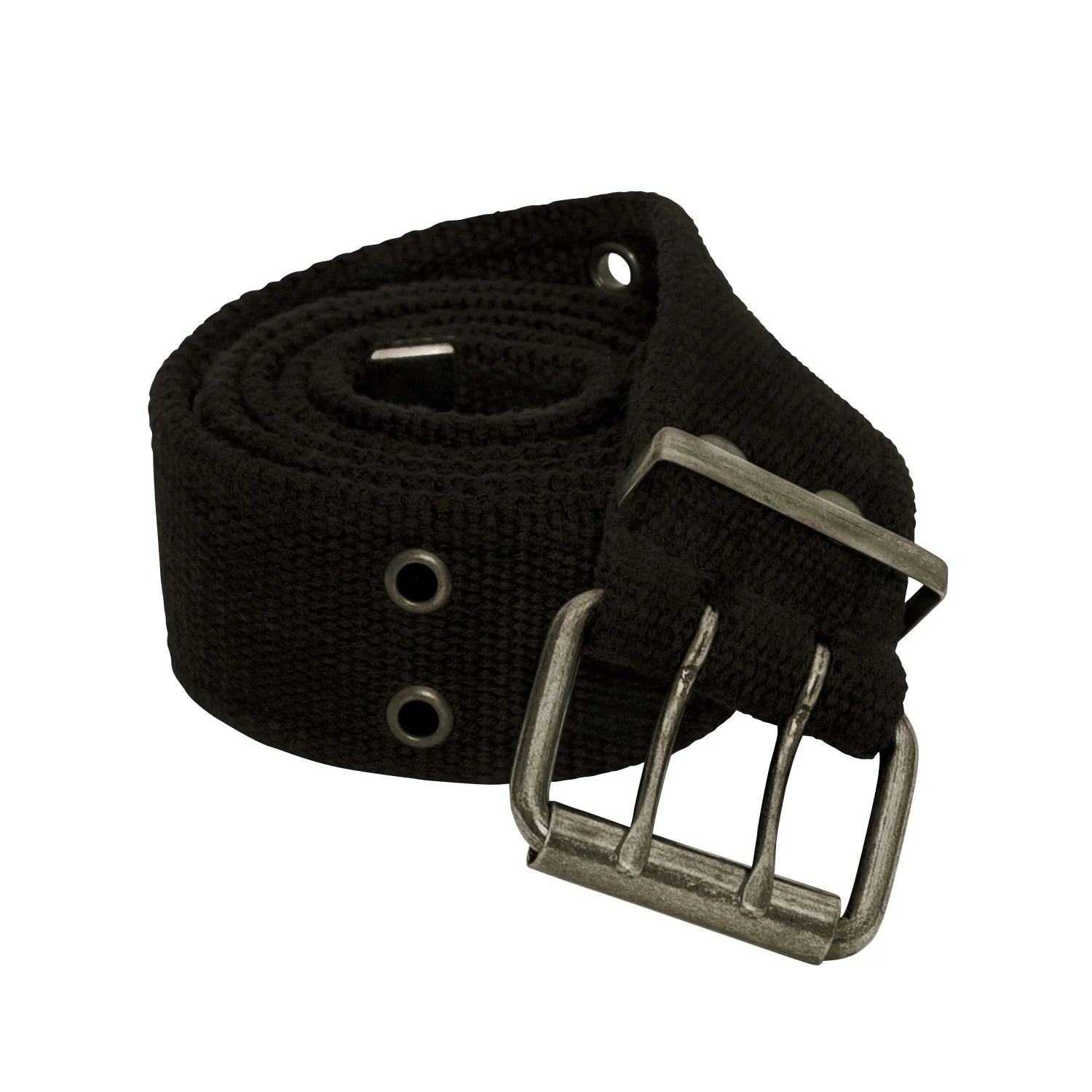 Vintage Double Prong Buckle Belt - Black / s