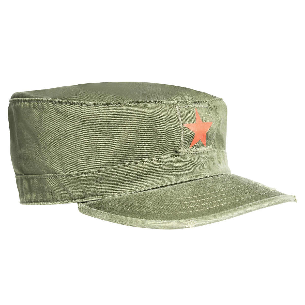 Vintage Fatigue Cap W/ Red Star