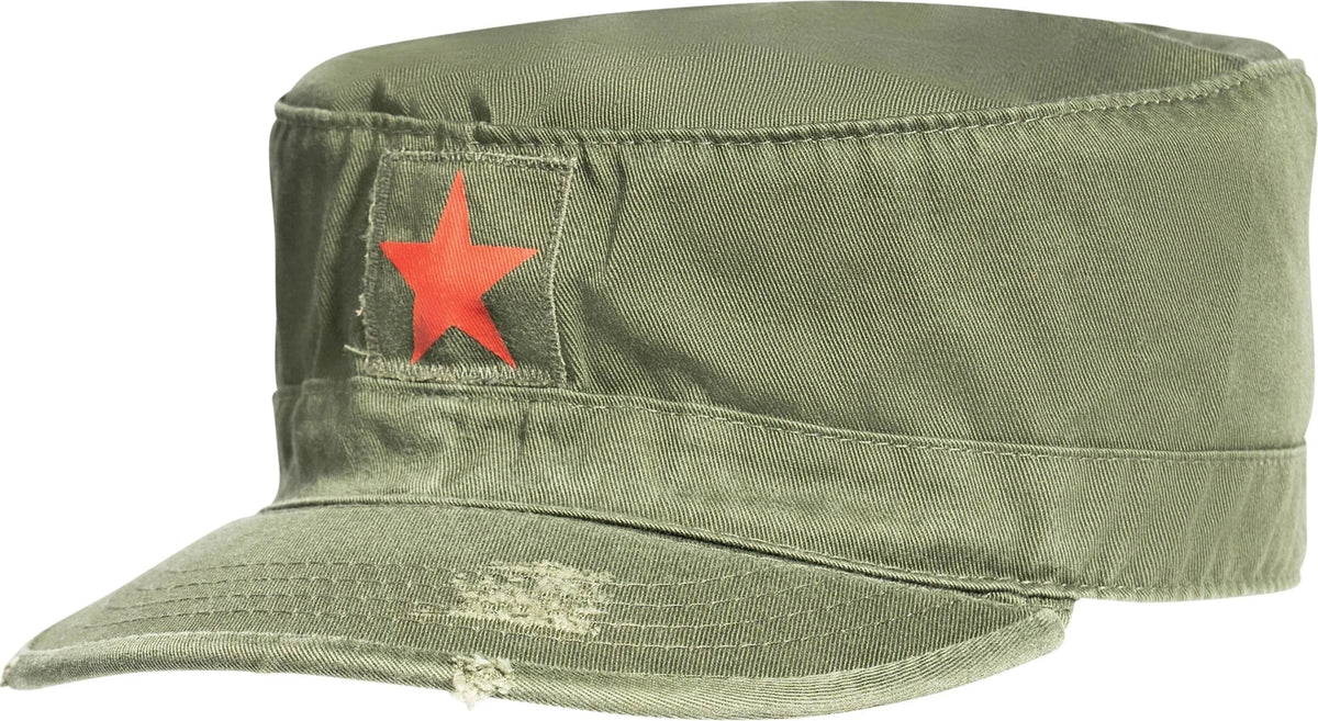 Vintage Fatigue Cap W/ Red Star