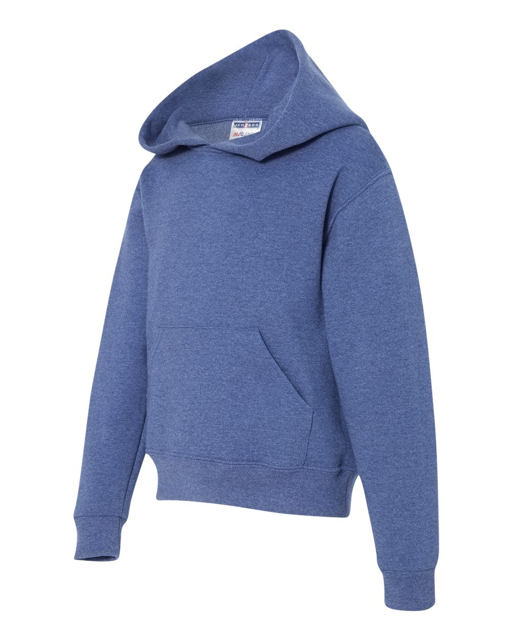 Vintage Heather Blue NuBlend® Youth Hooded Sweatshirt - 996YR