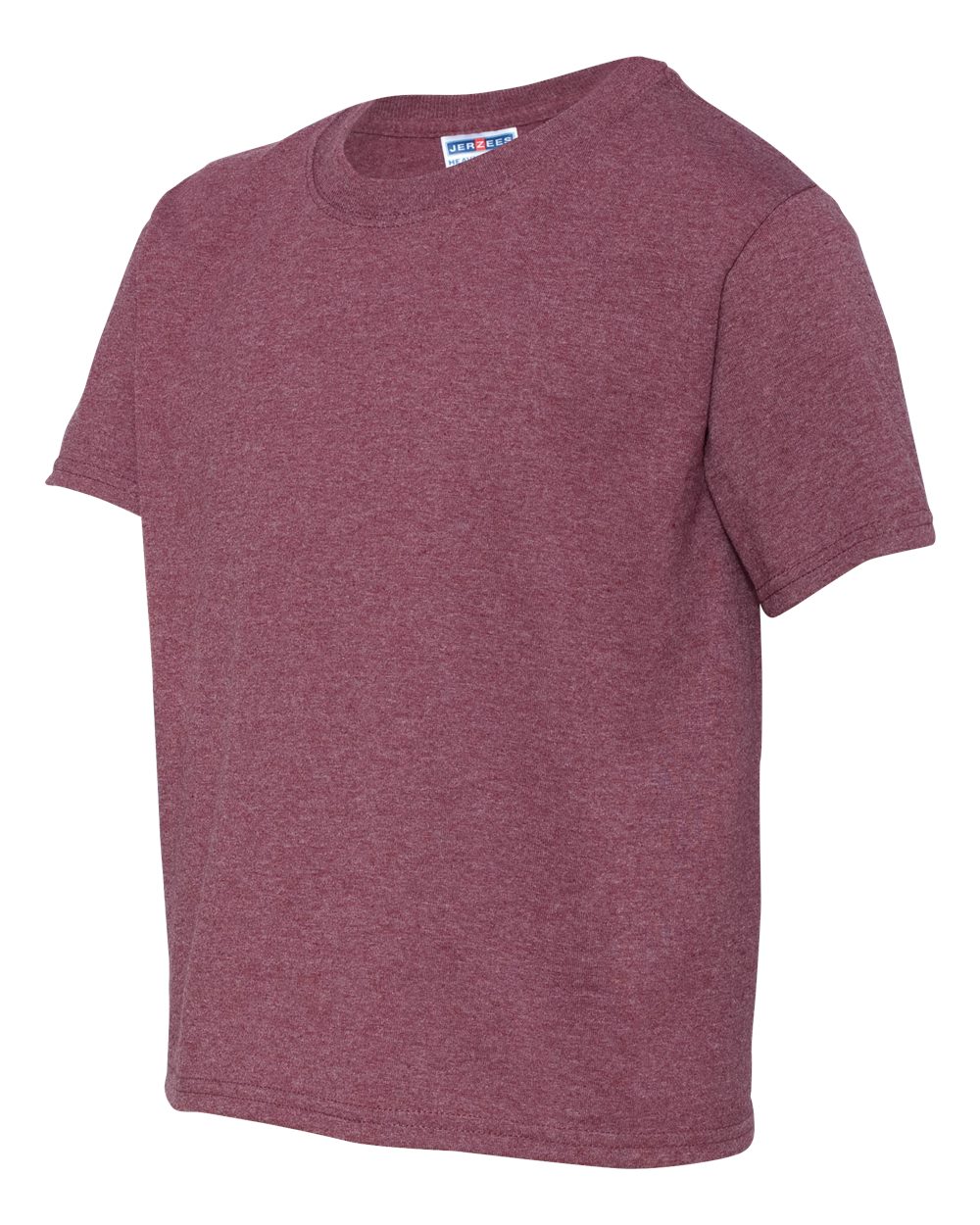 Vintage Heather Maroon Dri-Power® Youth 50/50 T-Shirt - 29BR