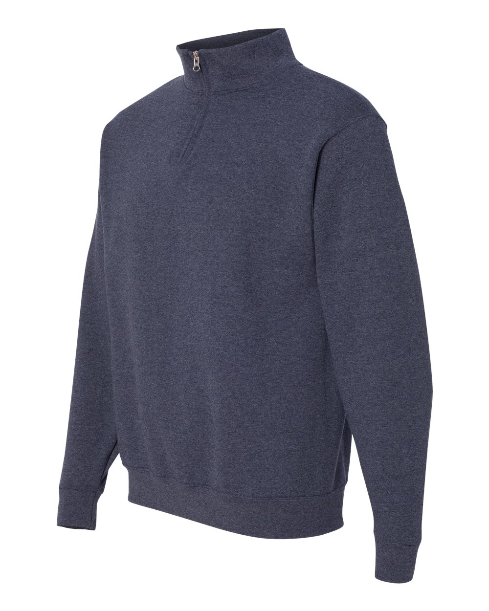 Vintage Heather Navy Nublend® Cadet Collar Quarter-Zip Sweatshirt - 995MR