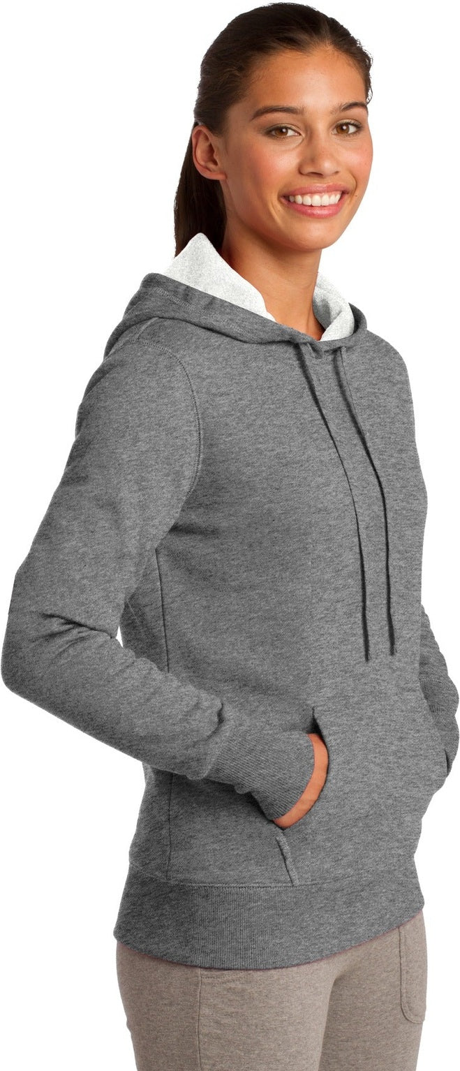 Vintage Hthr Sport-Tek Women's Pullover Hooded Sweatshirt. LST254