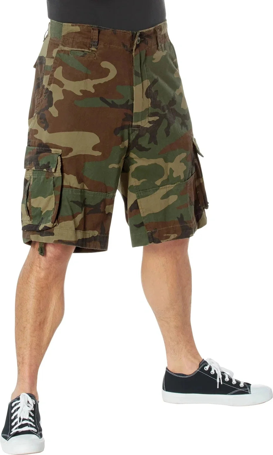 Vintage Infantry Utility Cargo Shorts