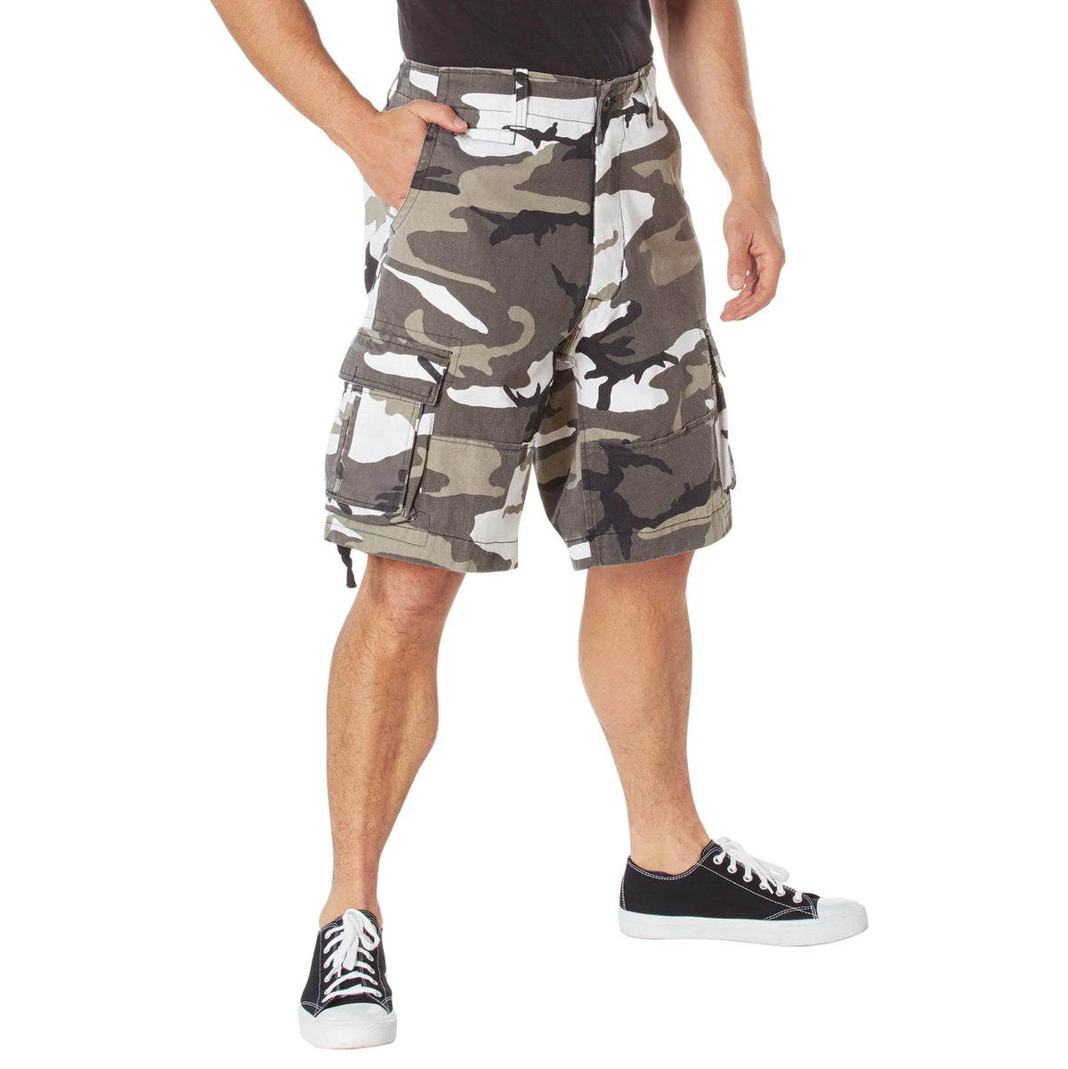 Vintage Infantry Utility Cargo Shorts - City Camo / s