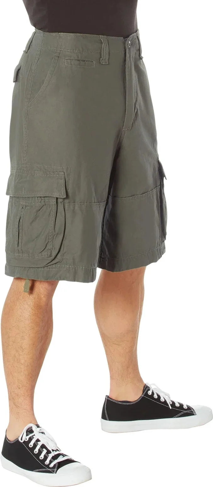 Vintage Infantry Utility Cargo Shorts