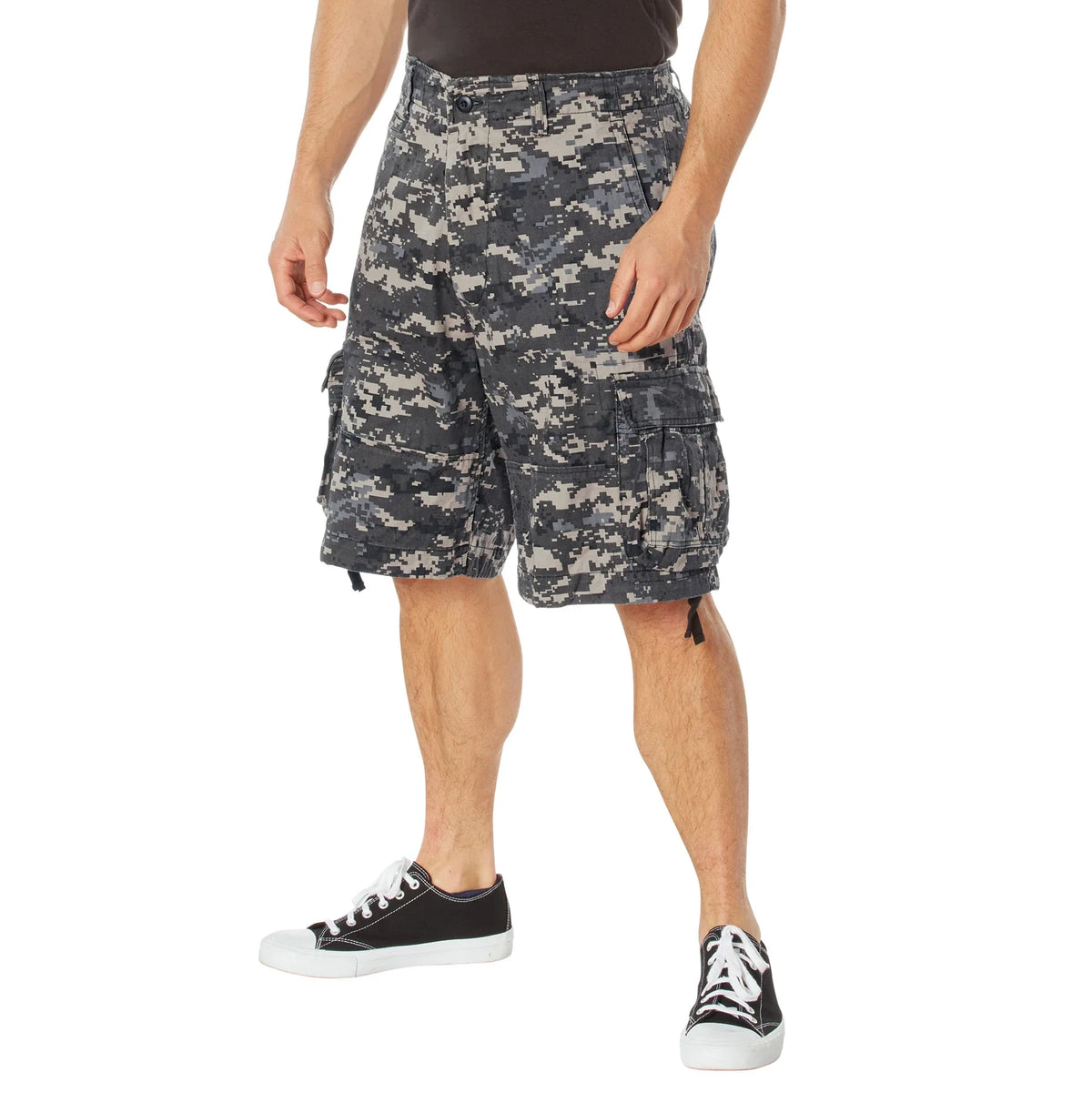 Vintage Infantry Utility Cargo Shorts