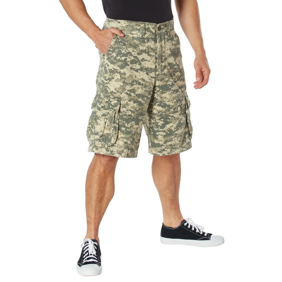 Vintage Infantry Utility Cargo Shorts
