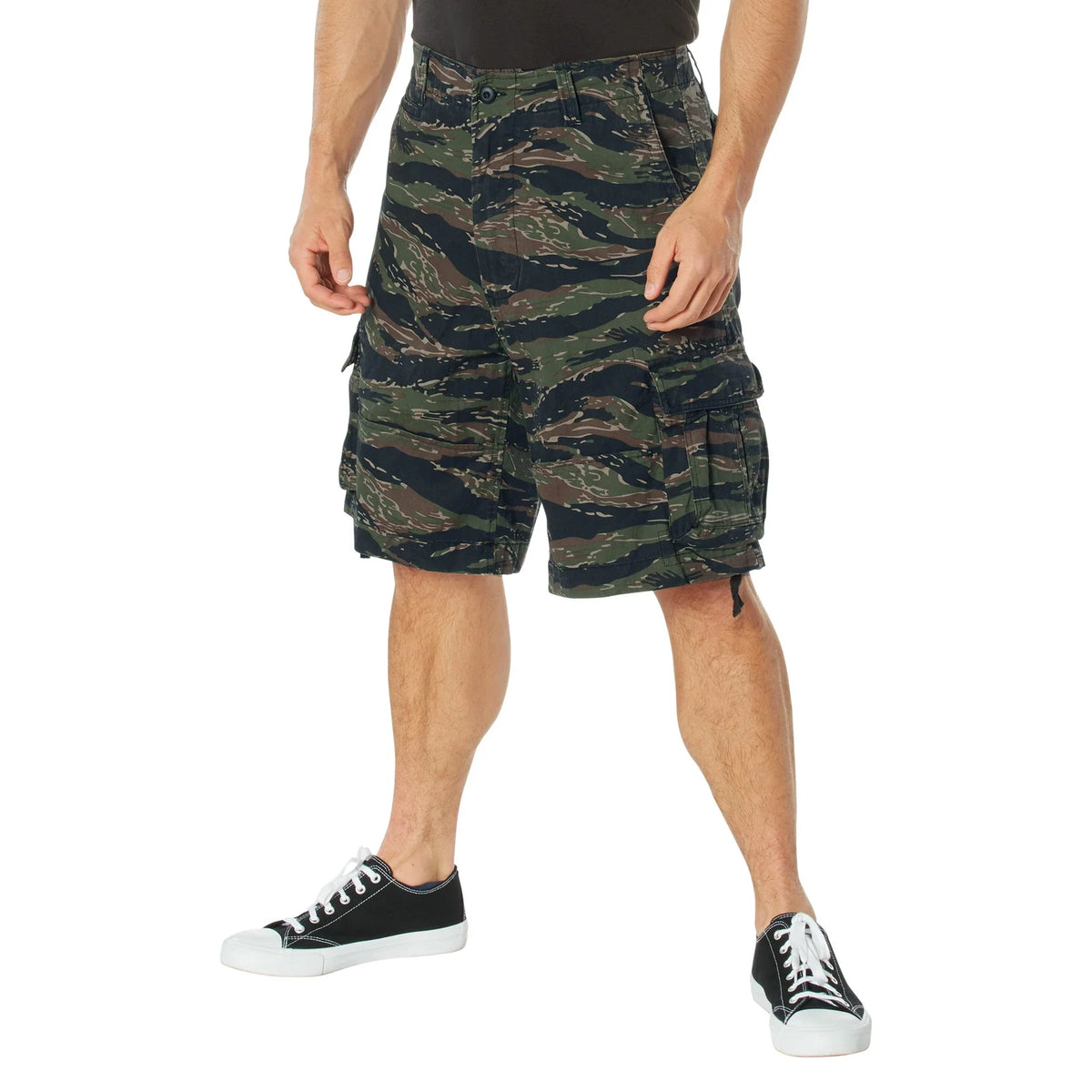 Vintage Infantry Utility Cargo Shorts