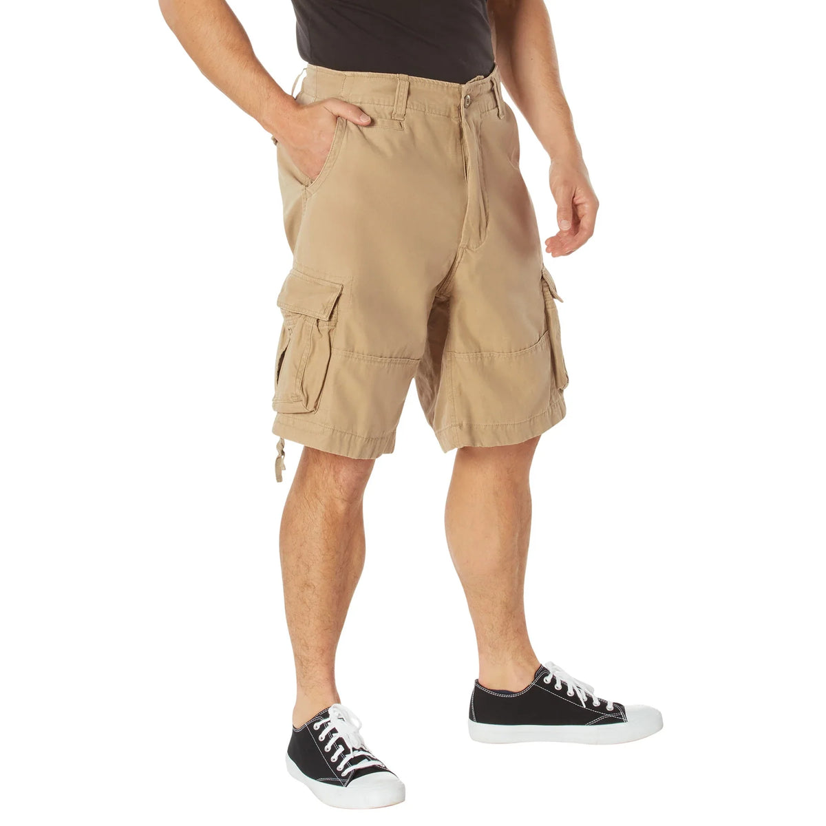 Vintage Infantry Utility Cargo Shorts
