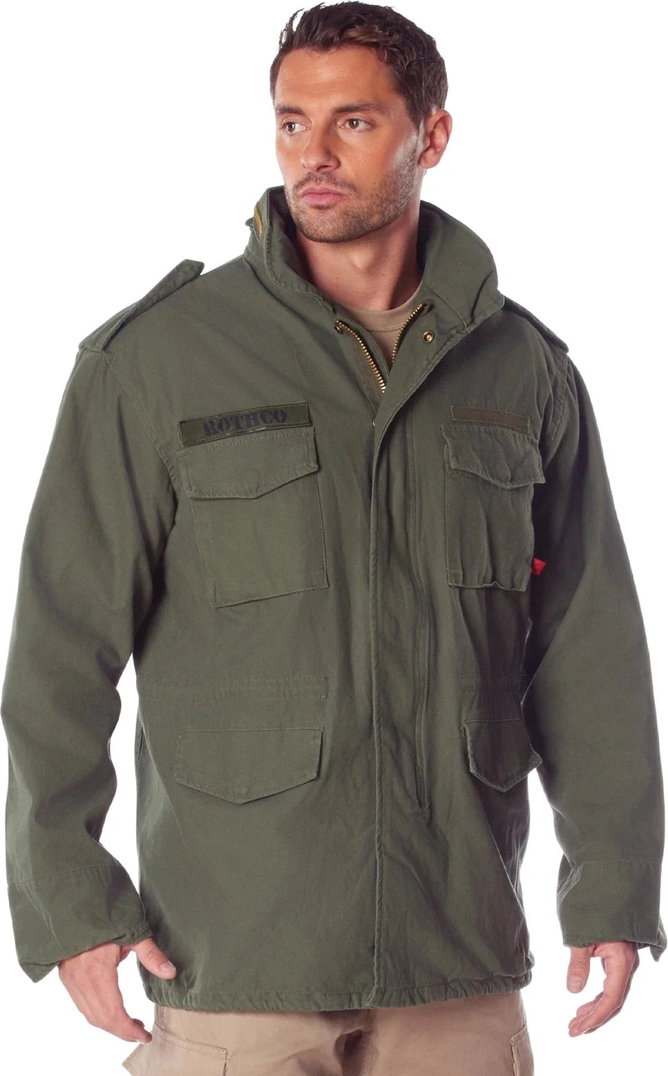 Vintage M-65 Field Jacket - Olive Drab / Xs