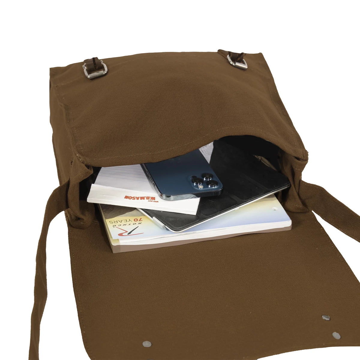 Vintage Medic Canvas Bag with Cross
