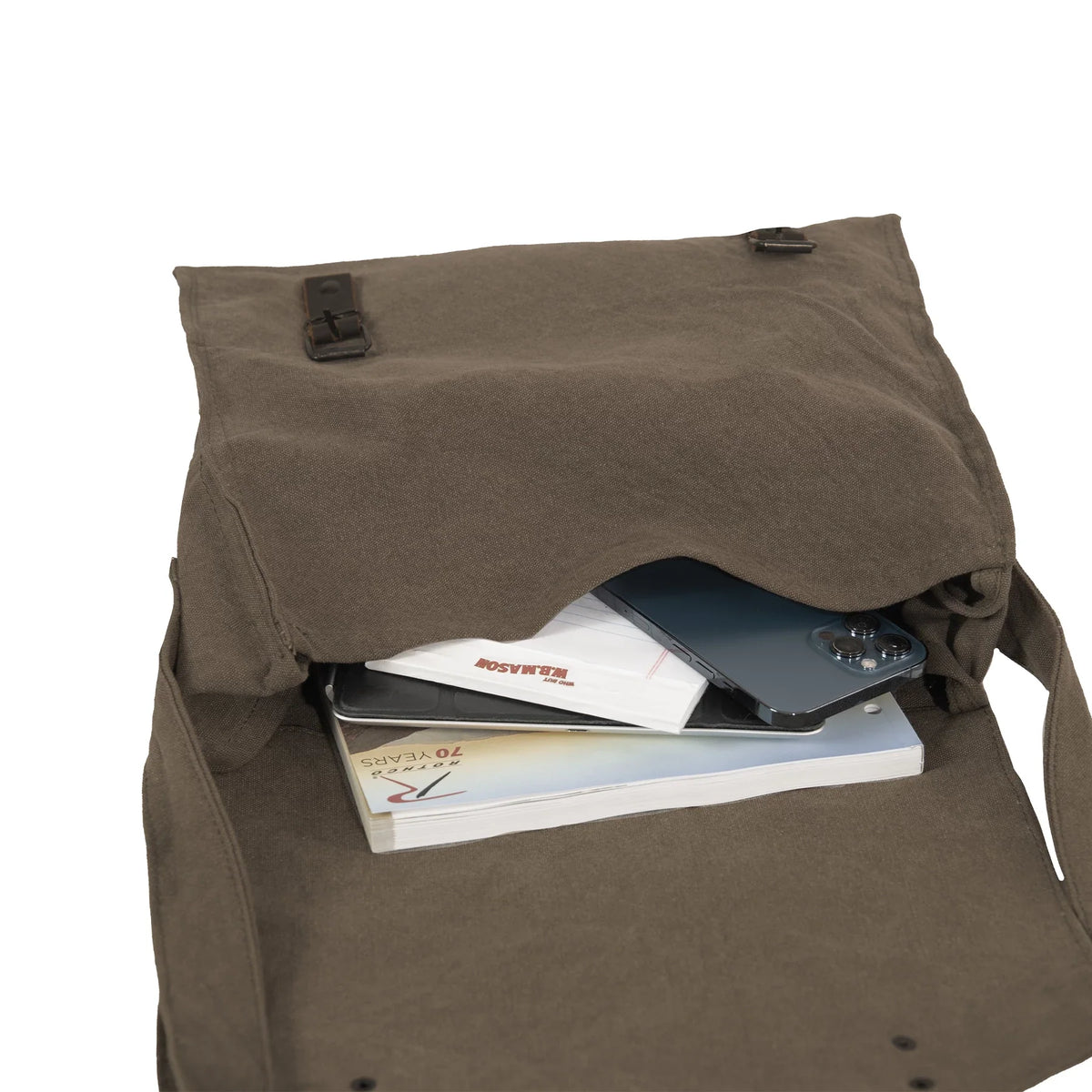 Vintage Medic Canvas Bag with Cross