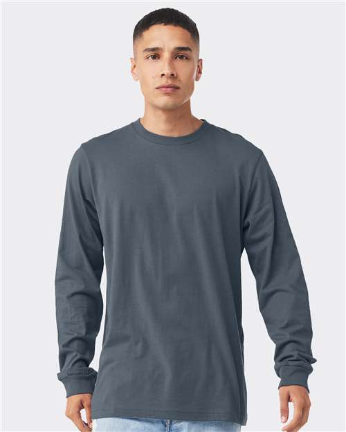 Vintage Navy Jersey Long Sleeve Tee - 3501