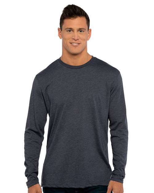 Vintage Navy Triblend Long Sleeve T-Shirt - 6071