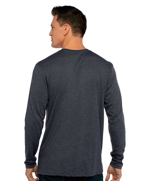 Vintage Navy Triblend Long Sleeve T-Shirt - 6071