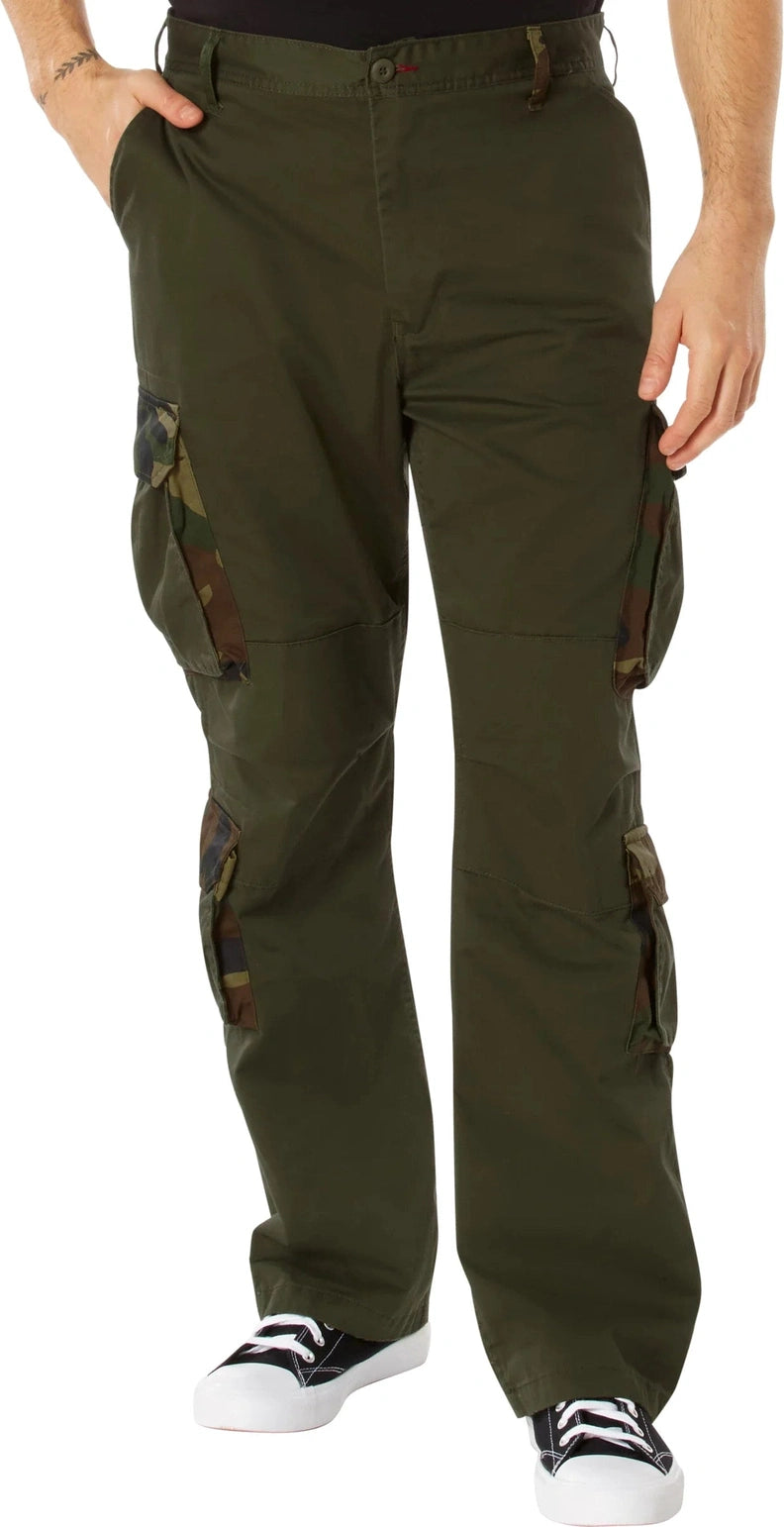 Vintage Paratrooper Cargo Fatigue Pants