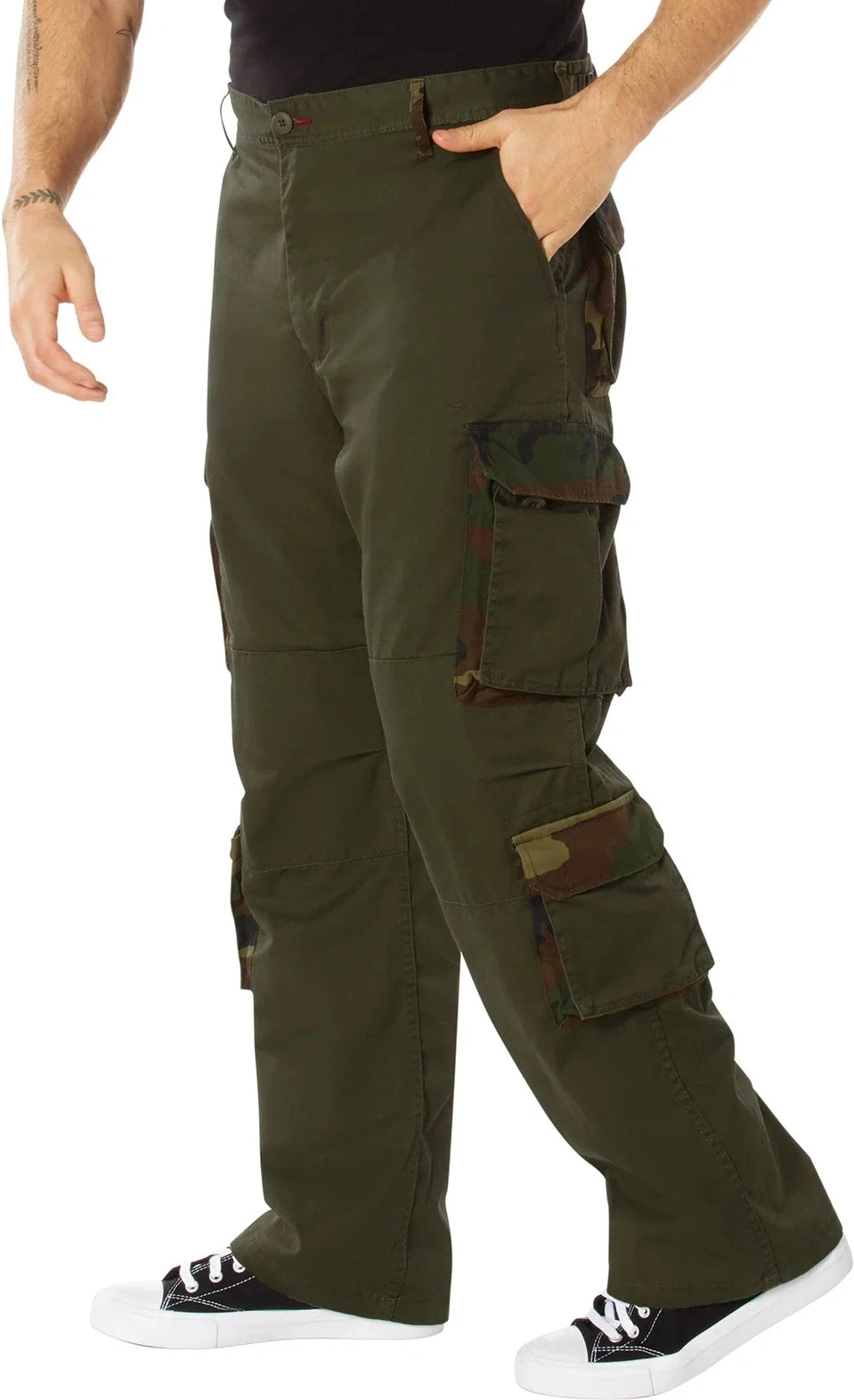 Vintage Paratrooper Cargo Fatigue Pants
