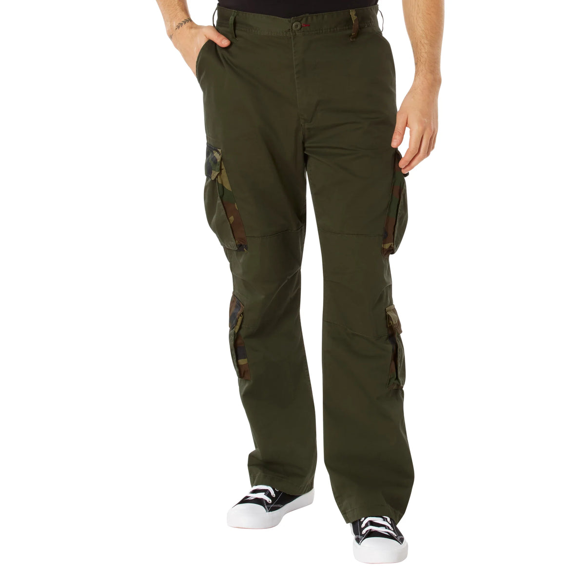 Vintage Paratrooper Cargo Fatigue Pants