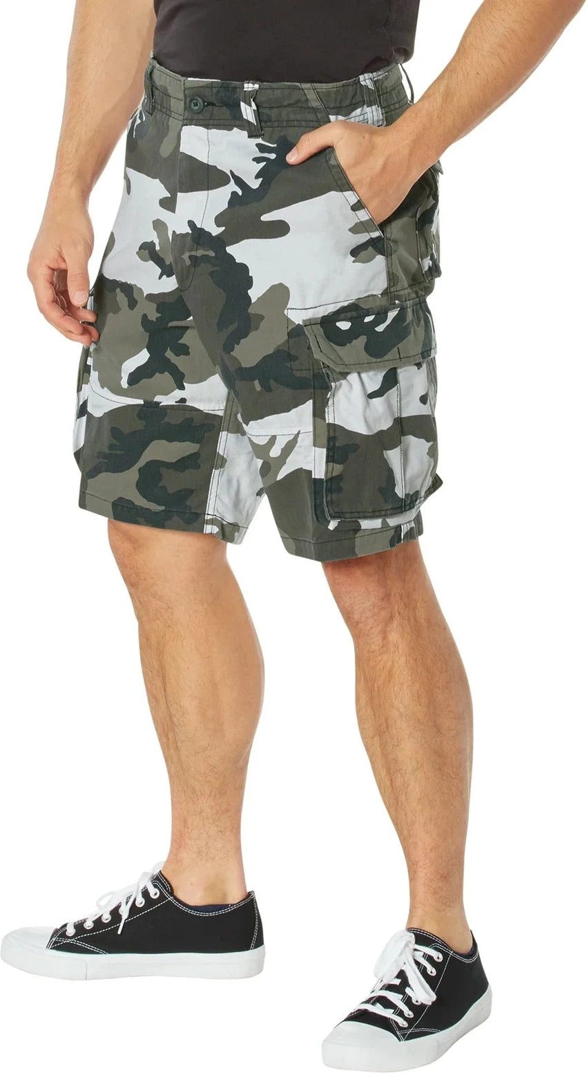 Vintage Paratrooper Cargo Shorts - City Camo / s