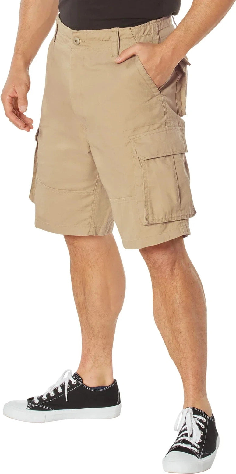 Vintage Paratrooper Cargo Shorts - Khaki / s