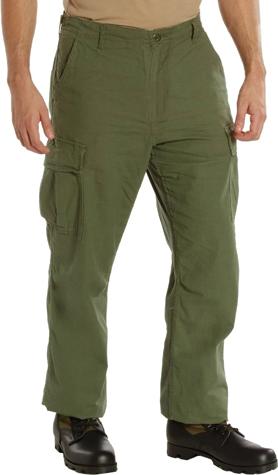 Vintage Vietnam Rip-stop Fatigue Pants