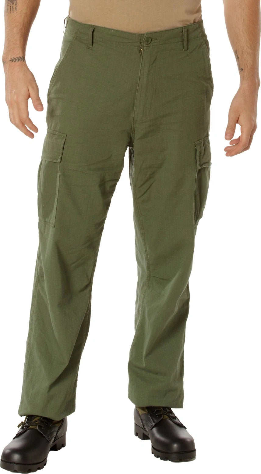Vintage Vietnam Rip-stop Fatigue Pants