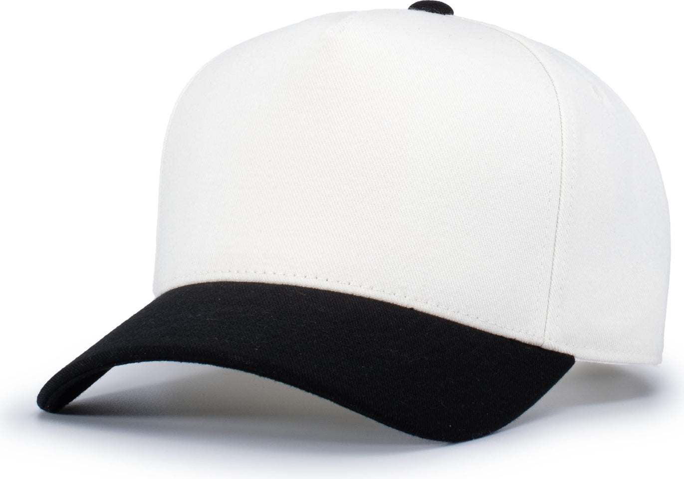 VINTAGE WHITE/BLACK HERITAGE 5-PANEL SNAPBACK