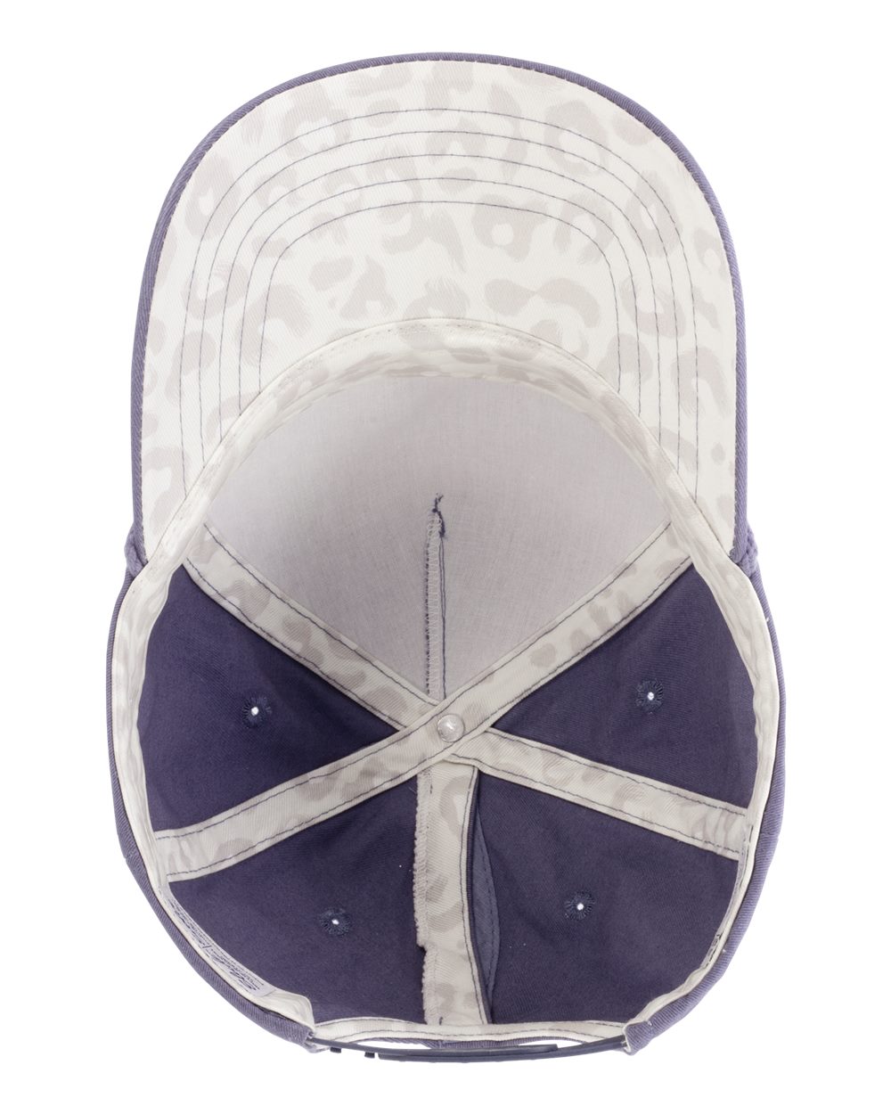 Violet/ Snow Leopard Women's Washed 5-Panel with Rope - MAYA