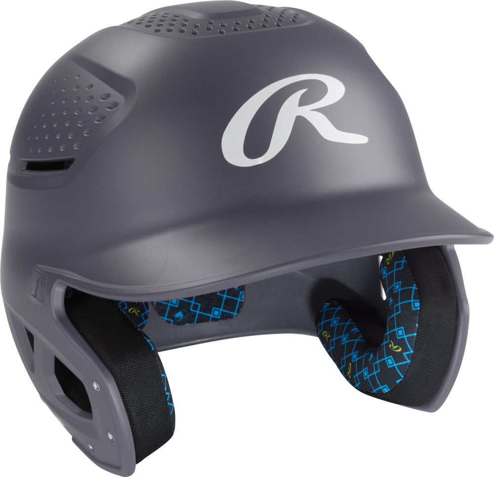 Rawlings RX2 Series Matte Batting Helmet - Graphite - HIT a Double