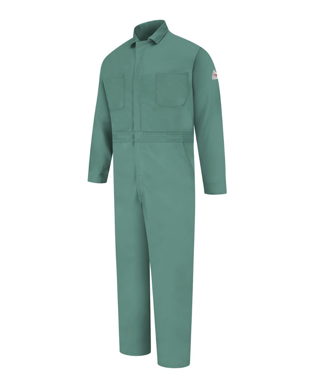Visual Green Gripper-Front Coverall - CEW2