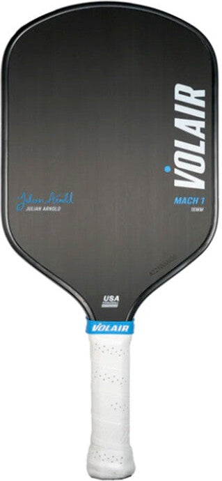 Volair Mach 1 14mm Pickleball Paddle - Black - HIT a Double