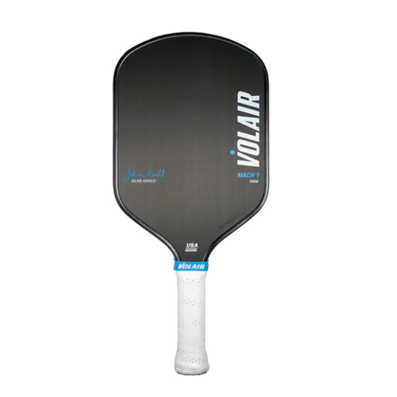 Volair Mach 1 16mm Pickleball Paddle - Black - HIT a Double