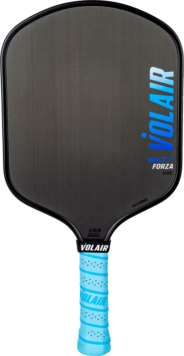 Volair Mach 2 Forza 16mm Pickleball Paddle - Black