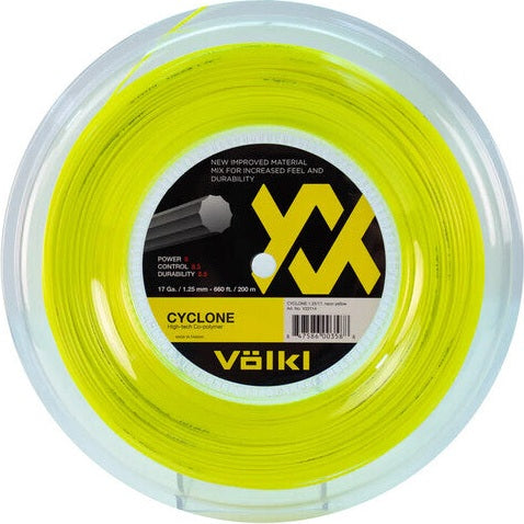 Volkl Cyclone Reel 660’ - Yellow