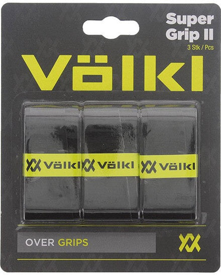 Volkl Super Grip Ii Overgrip (3x) - Black