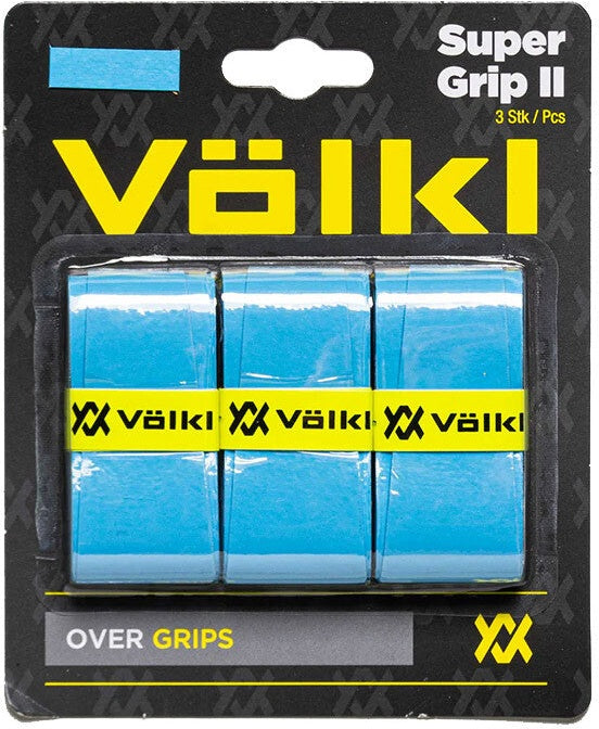 Volkl Super Grip Ii Overgrip (3x) - Light Blue