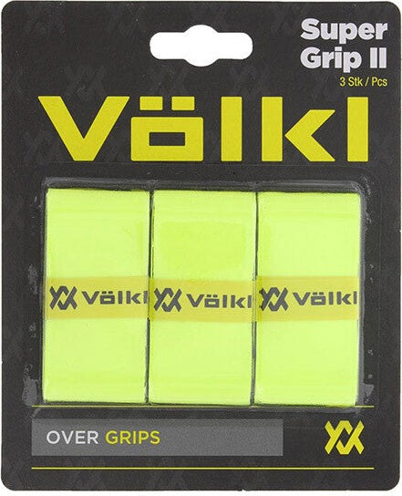 Volkl Super Grip Ii Overgrip (3x) - Neon Yellow